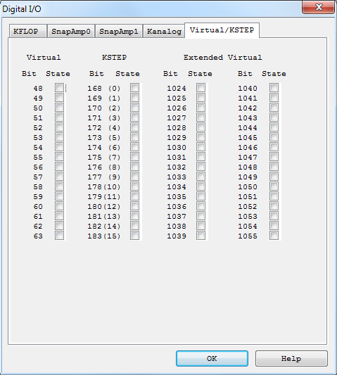 Digital IO Screen - KStep