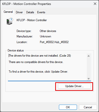 Update Driver