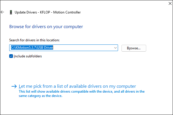 Update Driver