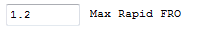 Max Rapid FRO