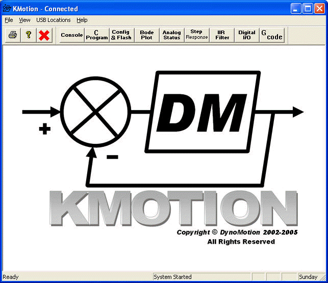 KMotion Main Screen